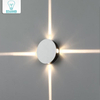 Wandgemonteerde ronde fancy industriële decoratie led wandkandelaar binnen voor woonkamer met aluminium materiaal
