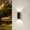 Solar wandlamp buiten binnenplaats buiten waterdichte sfeer wanddecoratie oneindige stiksels op en neer