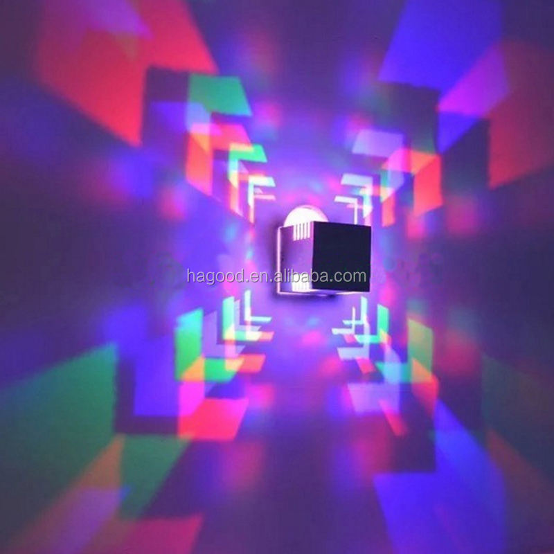 Afstandsbediening Aluminium Muur Plafond Hal Veranda Decoratie Lamp 3W RGB LED Wandlamp Blaker AC85-265V