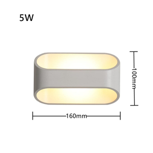 5W Led Interieur Wandlampen Up En Down Verlichting Armatuur Wandmontage Fancy Nachtverlichting Achtergrond Baby Lamp Hotel Slaapkamer Art
