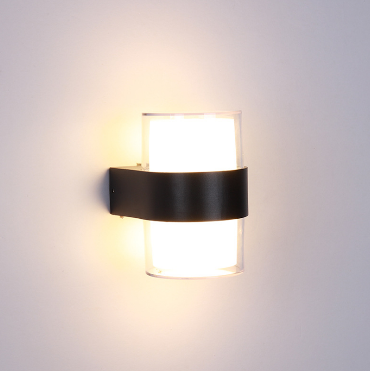 Nieuwe Ronde 6W Acryl Waterdichte Led Wandlamp Tuin Outdoor Decoratie Voordeur Verlichting Blaker