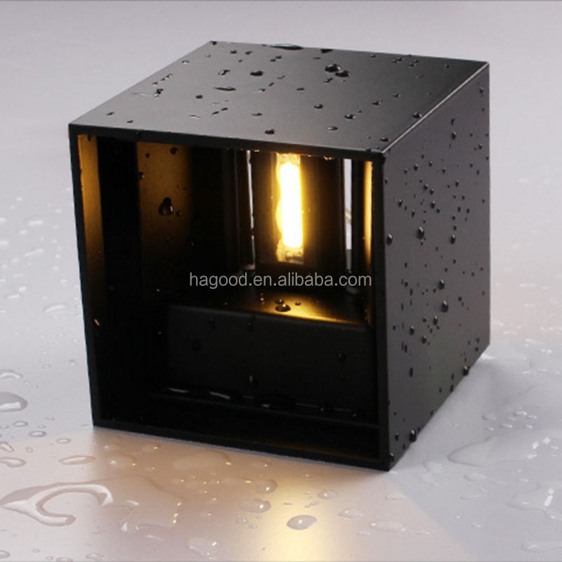 6W 12W waterdichte verstelbare LED-wandlampen opbouw wandmontage buitenverlichtingsarmaturen tuin wandlamp