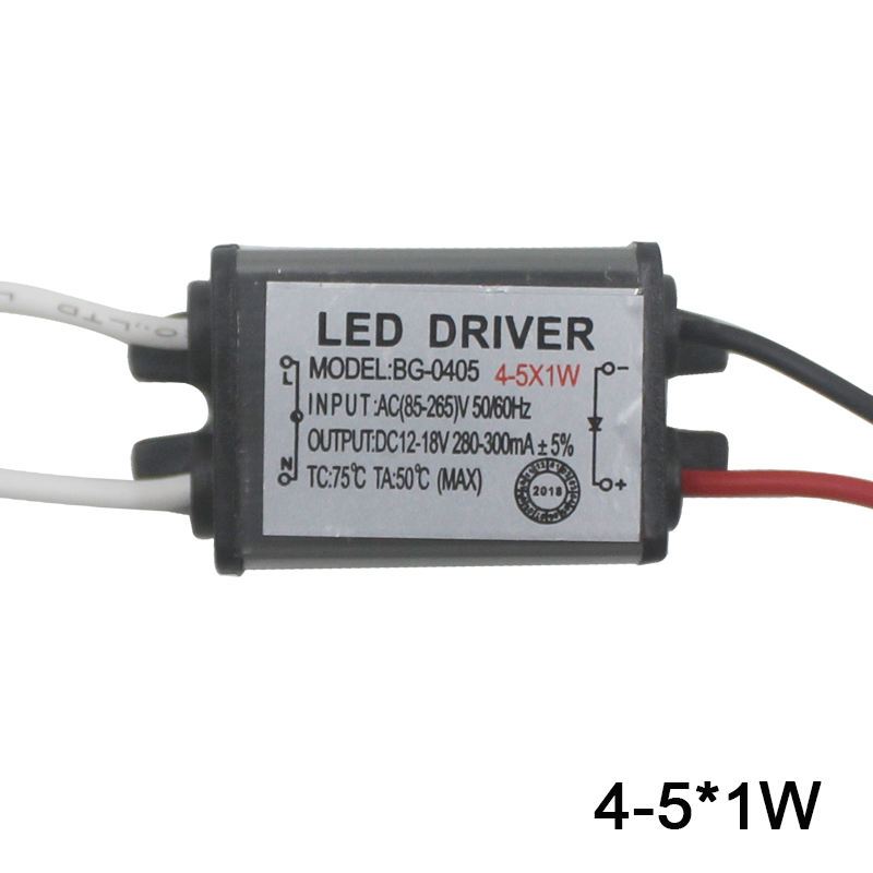 1-12W IP65 Waterdichte LED Light Driver AC85-265V DC3-43V LED Transformator Voeding Adapter voor Outdoor Led lamp/Chips