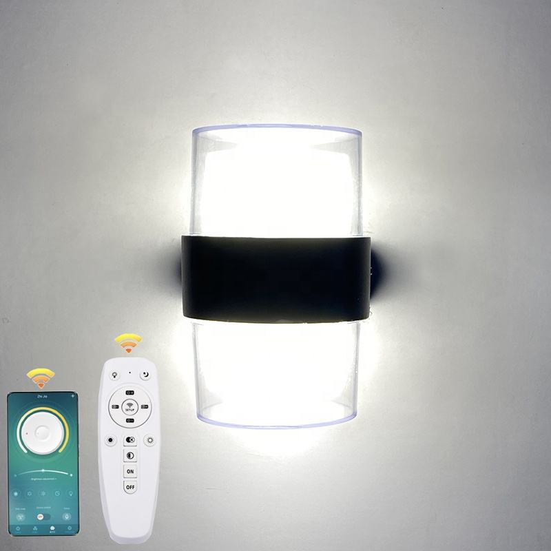 LED Innovatieve 2.4G Smart Afstandsbediening Drie kleurtemperatuur 3 Modi Kleuren Waterdicht IP65 wandlamp Up en Down