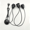 E27 Full Tooth Lamp Holder Himalayan Wire Plug Salt Lamp Holder 317 Switch EU / US Plug Three Lamp Holders