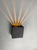 6W zes beam licht wandlamp led-verlichting esthetische wandkandelaar led moderne wandlamp led outdoor wandkandelaar led wandlampen indoor