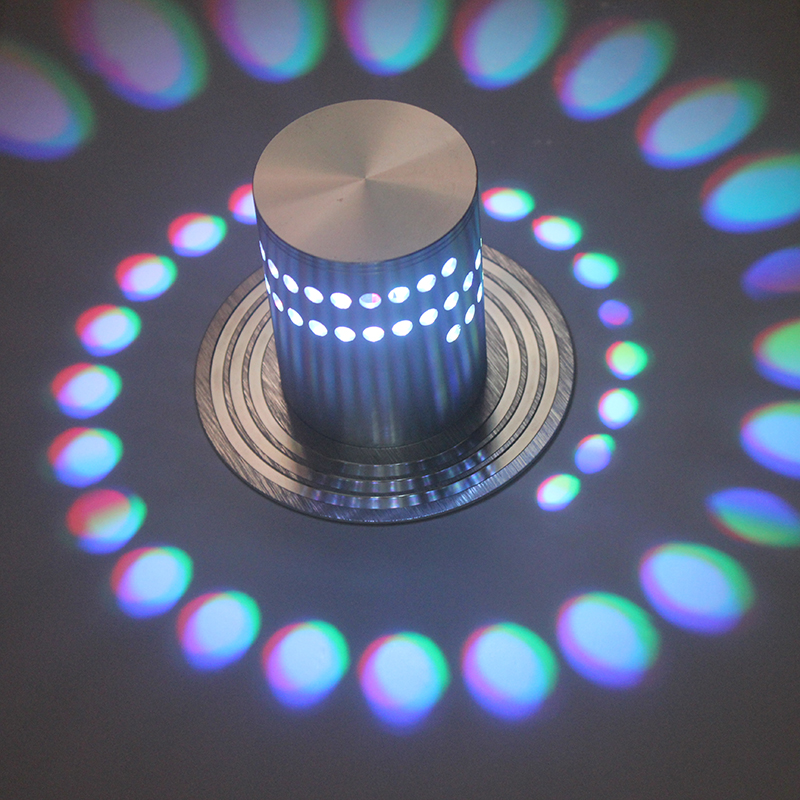 Spiraal Gat RGB LED Wandlamp voor Binnen