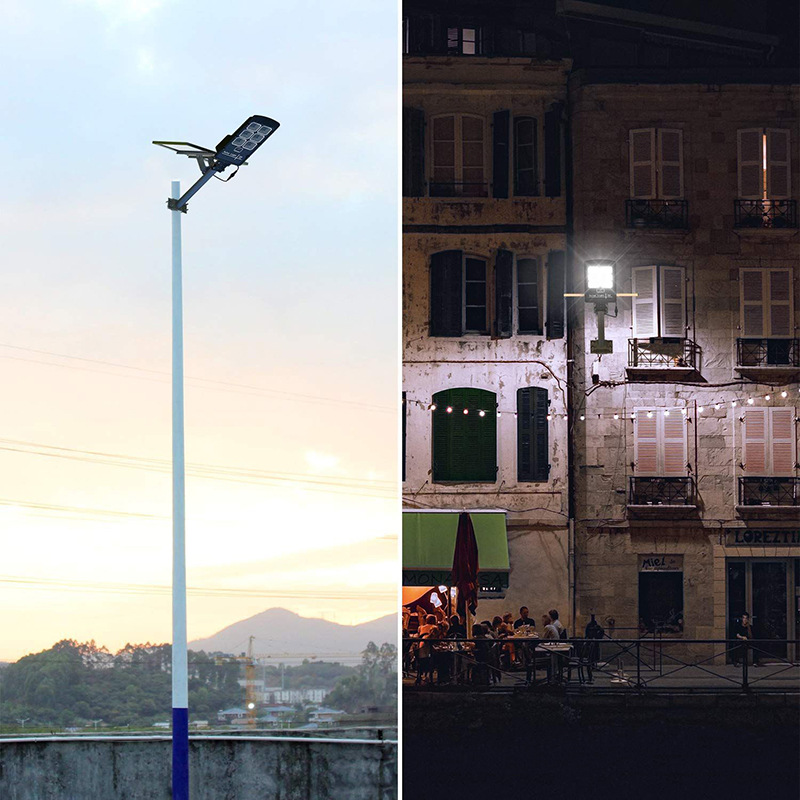 IP66 Outdoor Waterproof en Lightning Protection Solar Flood Light met anti-shedding PC Glass Frame Solar Street Light