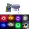 3W Zonnebloem Wandlamp Embed RGB met Controller voor Indoor Hotel Decorate Wandlamp