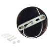 Gepolijste metalen desktop lampvoet Keramische voet houder 6 ft snoer Aan/uit schakelaar Plug E26/e27 Schroefvoet Ideaal voor spaarlamp