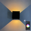 Outdoor Indoor Moderne Slaapkamer Lezen Op en neer Verstelbare hoek Led Light Controller App Wandlamp App Controlled Lights