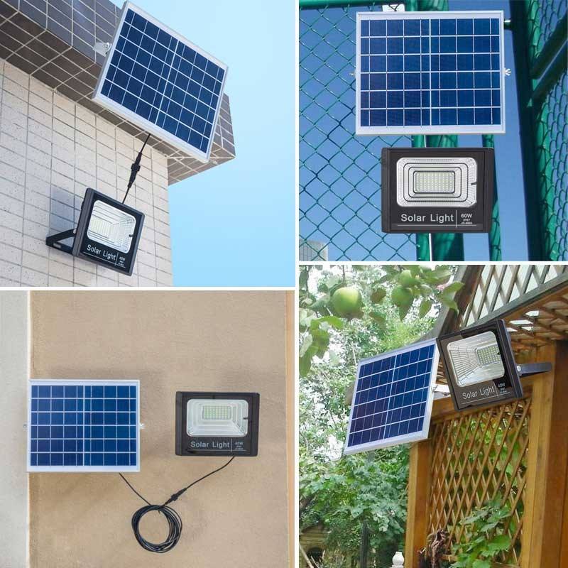2023 Hot 10W 25W 45W 65W 120W 200W 300W Led Zonne-verlichting Outdoor projector Solar Flood Tuinverlichting Led Zonne-straatverlichting