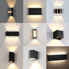 Led Wandlamp Outdoor Waterdichte IP65 AC85-265V Lange Wandlamp Voor Tuin Veranda Licht Slaapkamer Nachtkastje Moderne Binnenverlichting