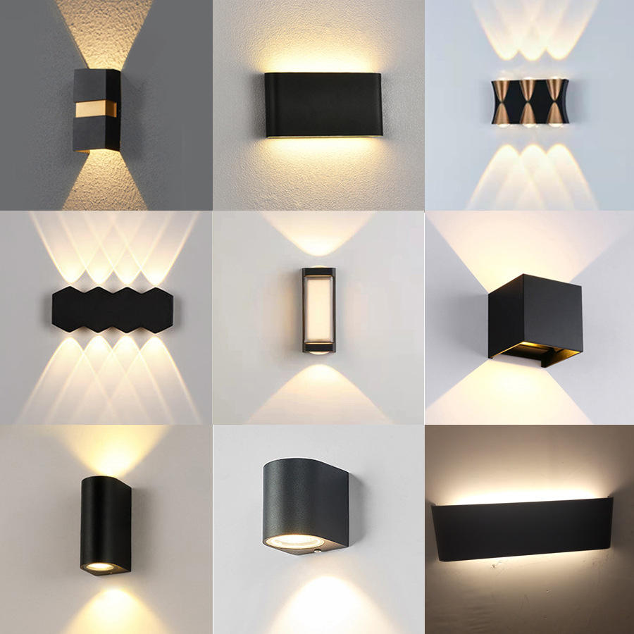 Led Wandlamp Outdoor Waterdichte IP65 AC85-265V Lange Wandlamp Voor Tuin Veranda Licht Slaapkamer Nachtkastje Moderne Binnenverlichting