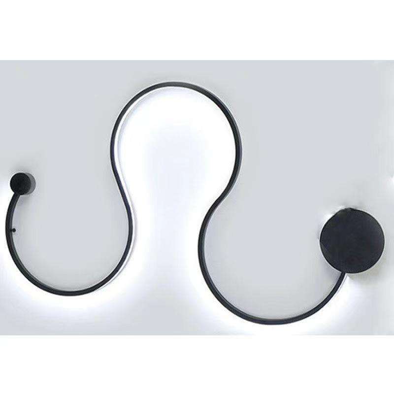 Postmoderne minimalistische wandlamp Nordic creatieve led slaapkamer nachtkastje decoratie wandlamp woonkamer gang gangpad lampen