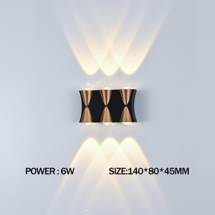 LED waterdichte IP65 tuin balkon wandlamp decoratieve indoor en outdoor wandlamp