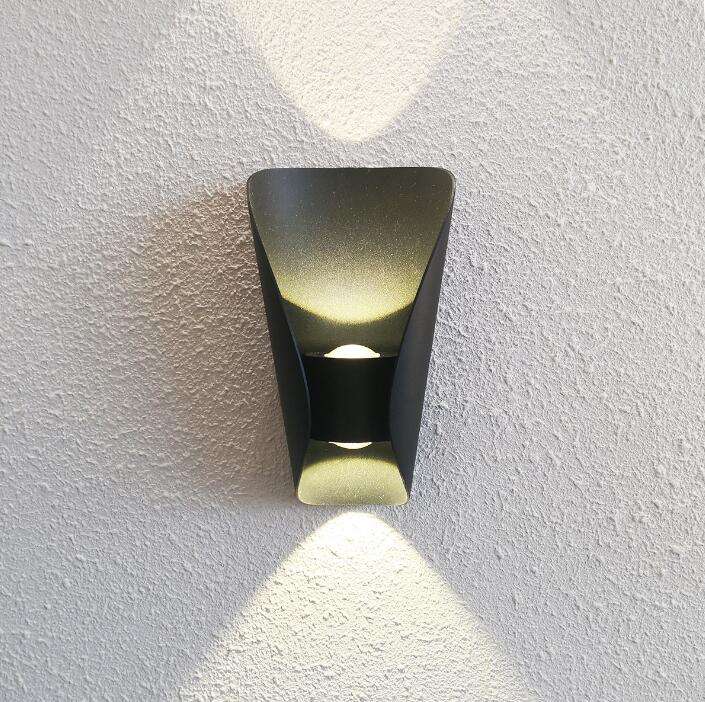 Decoratieve led-lamp klein formaat Bootvormige wandlamp op en neer modern binnen buitenlicht