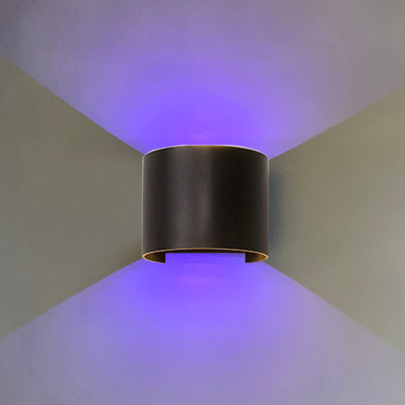 Nieuwste versie Wifi Waterdichte wandlamp RGBW Buitenschans Kleurverandering door slimme app-lamp Ondersteuning Amazon Alexa Google Assist