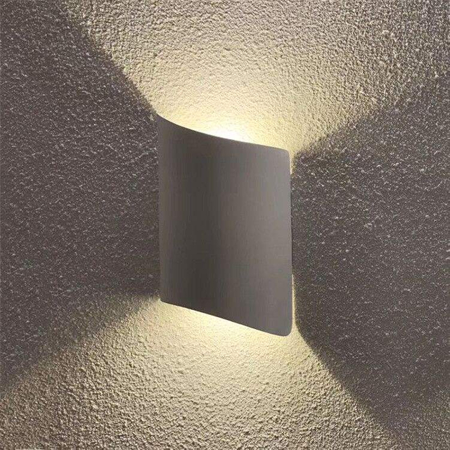 IP65 Outdoor Slaapkamer Wandlamp Woonkamer Gang Hotel LED Lamp Moderne Minimalistische Outdoor Waterdichte Lamp Wandmontage Outdoor Sconces