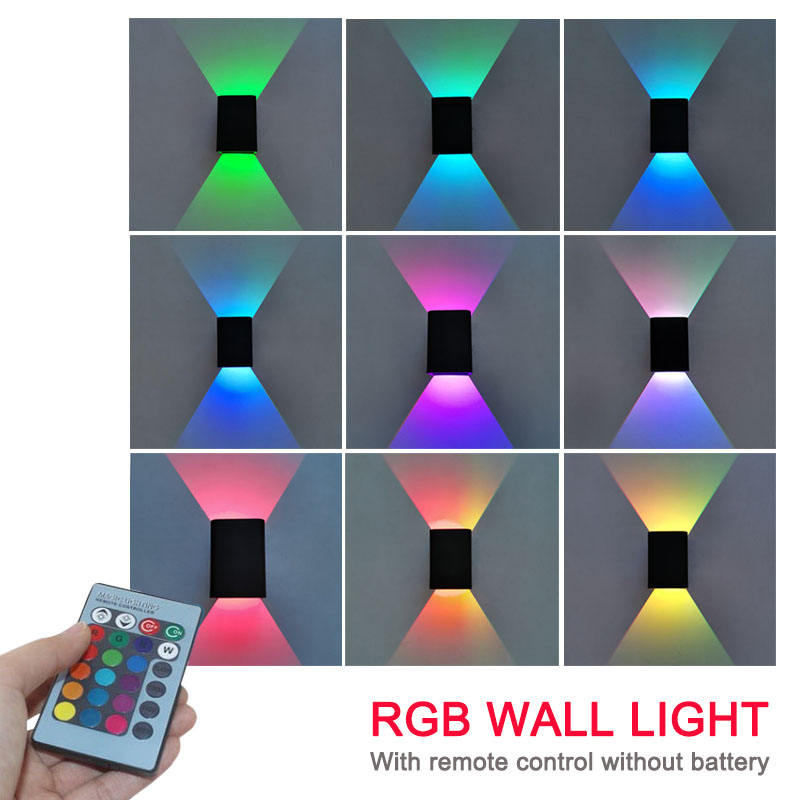 Energiebesparend 5W kleurrijk spotlicht, hoog helder LED-licht, warm wit/koud wit/RGB alternatief wandbeugellicht