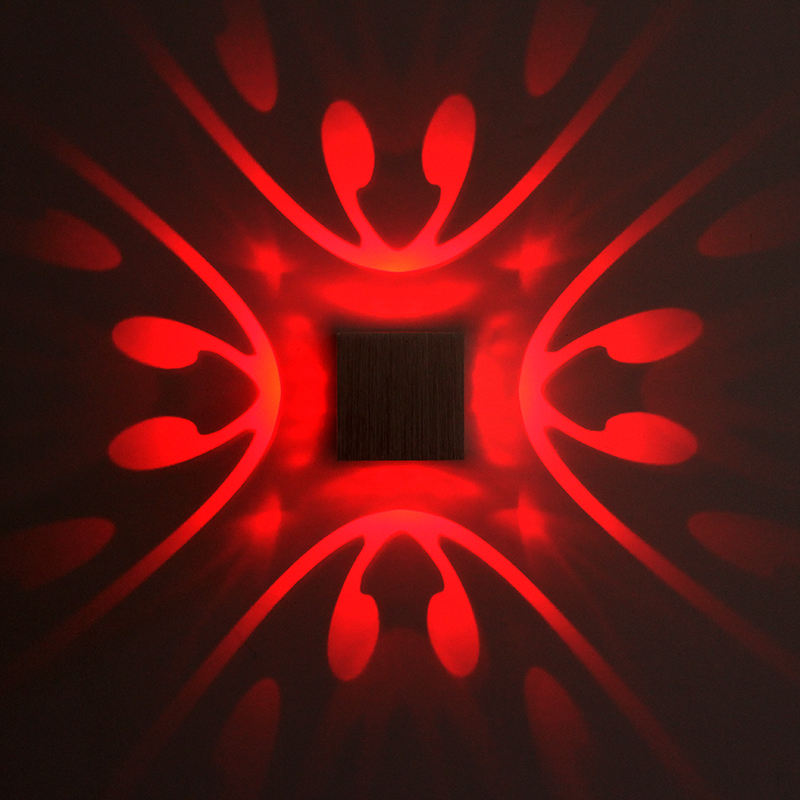 2023 RGB-ledlamp van hoge kwaliteit Vierzijdige vlinderwandlamp en binnennachtlampje met fabrieksprijs