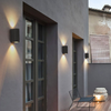 12W kolom dubbele kop waterdichte wandlamp Unieke nachtlamp IP65 waterdichte wandlamp voor tuindecoratie