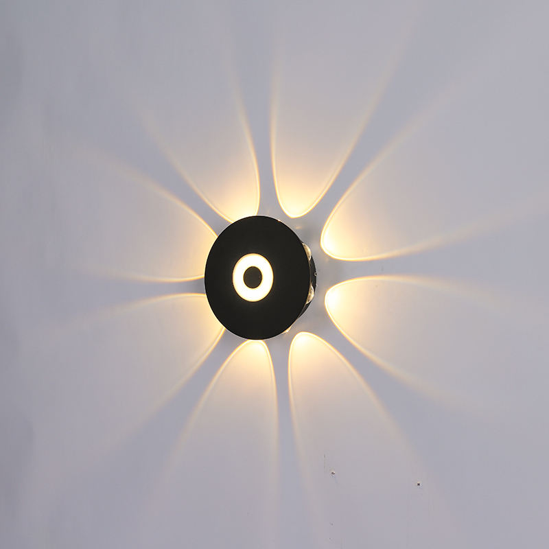 4W 6W 8W Led Wandlamp Blaker Moderne Minimalistische Outdoor Bloemvorm Living Vochtbestendige En waterdichte Wandlamp