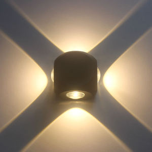 4W Led Wandlamp Buiten Led Waterdicht Gebouw Exterieur Poort Balkon Tuin Yard Wandlamp