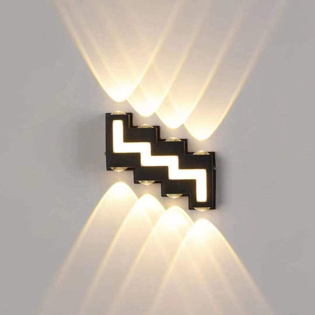 6W 12W Waterdichte AC85-265V Opbouw Led Wandlamp Moderne Nordic Armatuur Indoor Wandlampen Woonkamer Veranda buiten