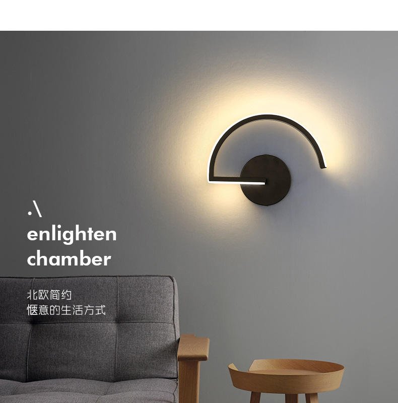Hot Moderne Zwarte Decoratie Up Down Outdoor Indoor Luxe Thuis Kamer Slaapkamer Hotel Badkamer Lamp Leeslamp LED Wandlamp