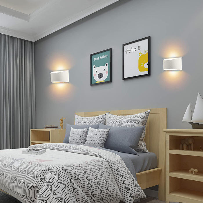 10W Up En Down Wandlampen Goud Zilver Led Aluminium Wandlamp Led Wandlamp Voor Slaapkamer Woonkamer gang Opzij Verlichting