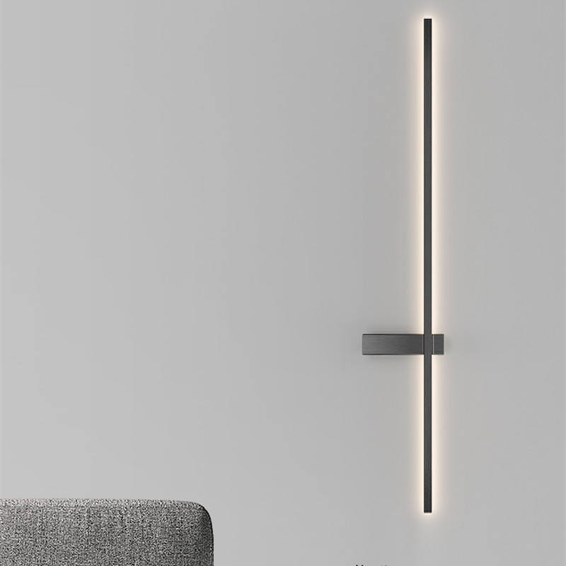 Strip wandlamp indoor muur led verlichting LED lange wandlamp Strip wandlamp goud zwart indoor wandlamp indoor led trapverlichting led verlichting voor binnen