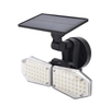 Hagood Outdoor waterdicht 3 Heads Wandlamp Three Heads 83 COB Solar Sensor LED Powered Security Lights