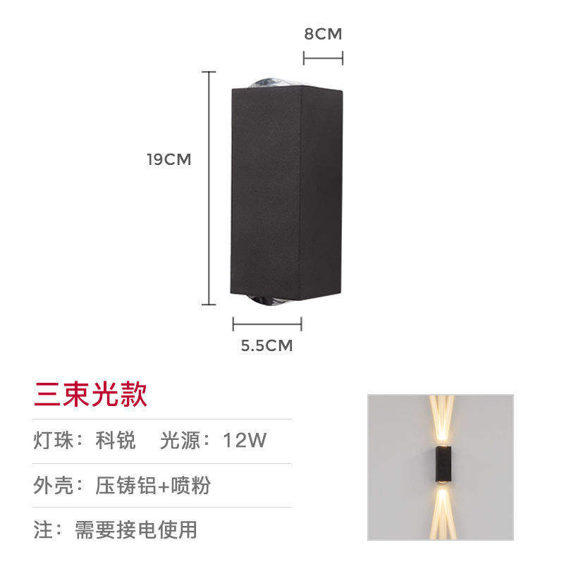 Hete verkopende op het huis gemonteerde gepersonaliseerde mooie waterdichte buitenwandlampen voor tuinhuis IP65 waterdichte wandlamp