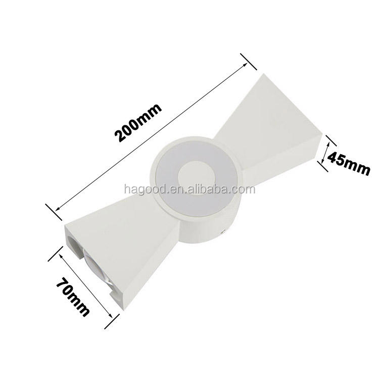 Originele fabriekslampen RGB-binnenwandlamp voor buiten met stuklijst / one-stop-service op en neer wandkandelaar