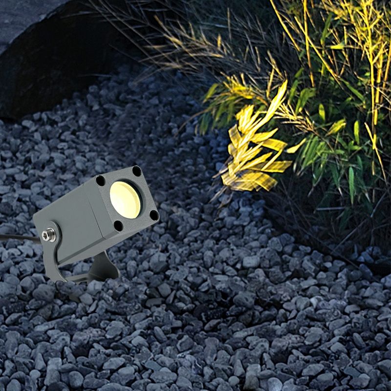 3W Outdoor LED Spot Light Zwart Shell Super Heldere Spike Waterdicht Landschap IP65 Led Gazon Tuin Yard Boom spotlight 12V 220V