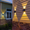 Wandlamp Solar Tuin Outdoor Decoratie Tuin Waterdicht Up Down Inductie Wasmachine Licht Applique Extrior Zeer Efficiënt