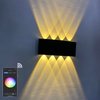 2022 Tuya App Smart Home Wifi App Gecontroleerde 85-265V Rgbw IP65 Aluminium Waterdichte Led Tuin Lamp smart Led Outdoor Up En Down Wandlamp