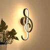 Indoor Interieur 22W Muziek LED Wandlamp Op en neer Aluminium Versieren Wandkandelaar Boerderij Wandlamp Slaapkamer Creatief