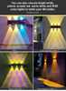 Nieuw buiten waterdicht zonne-licht huis tuin villa buitenmuur schijnwerper super heldere wandlamp decoratief licht muurwas