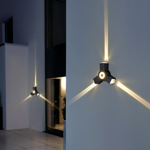 LED 6W/12W Outdoor Waterdichte IP65 Wandlamp Veranda Tuin Wandlamp Binnen Slaapkamer Woonkamer Decoratie Verlichting Lamp