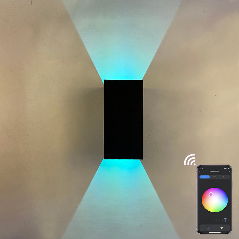RGBW Wandlamp Kleur Veranderende Dimbare LED Nachtkastje Ambient IP65 Verlichting Wandkandelaar Tuya APP WIFI Controle Party Indoor decor