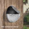 LED Zonne-verlichting Outdoor Licht Controle Sensor Tuin Decoratie Solar Hek Wandlamp Halve Cirkel Energie Waterdicht Straatlantaarns
