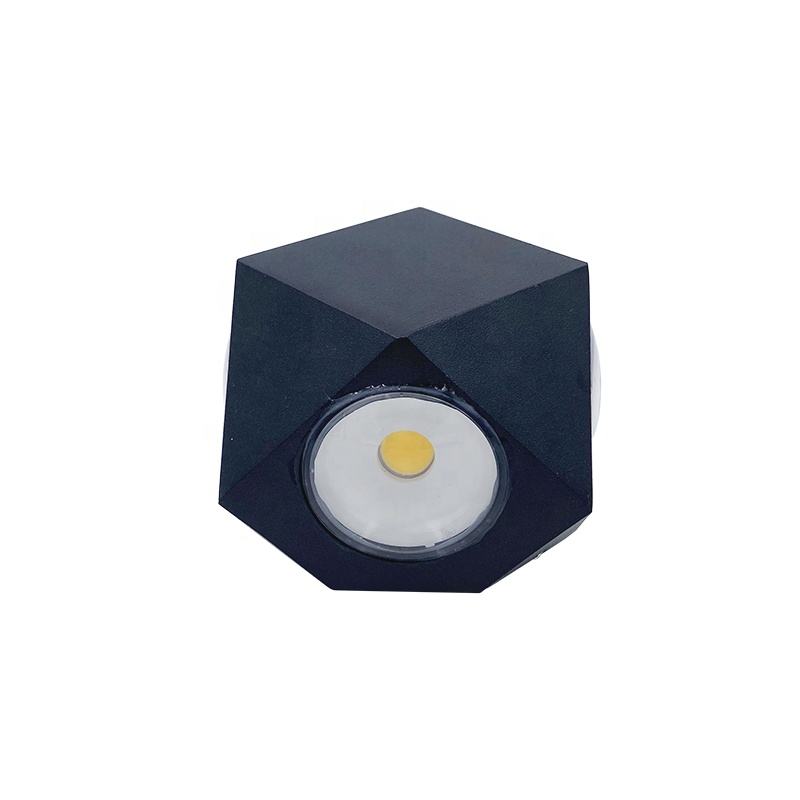China fabricage thuis externe 3000-6000 k 12 W Diamantvorm indoor IP65 decoratie led wandlamp buiten Bron fabrikant