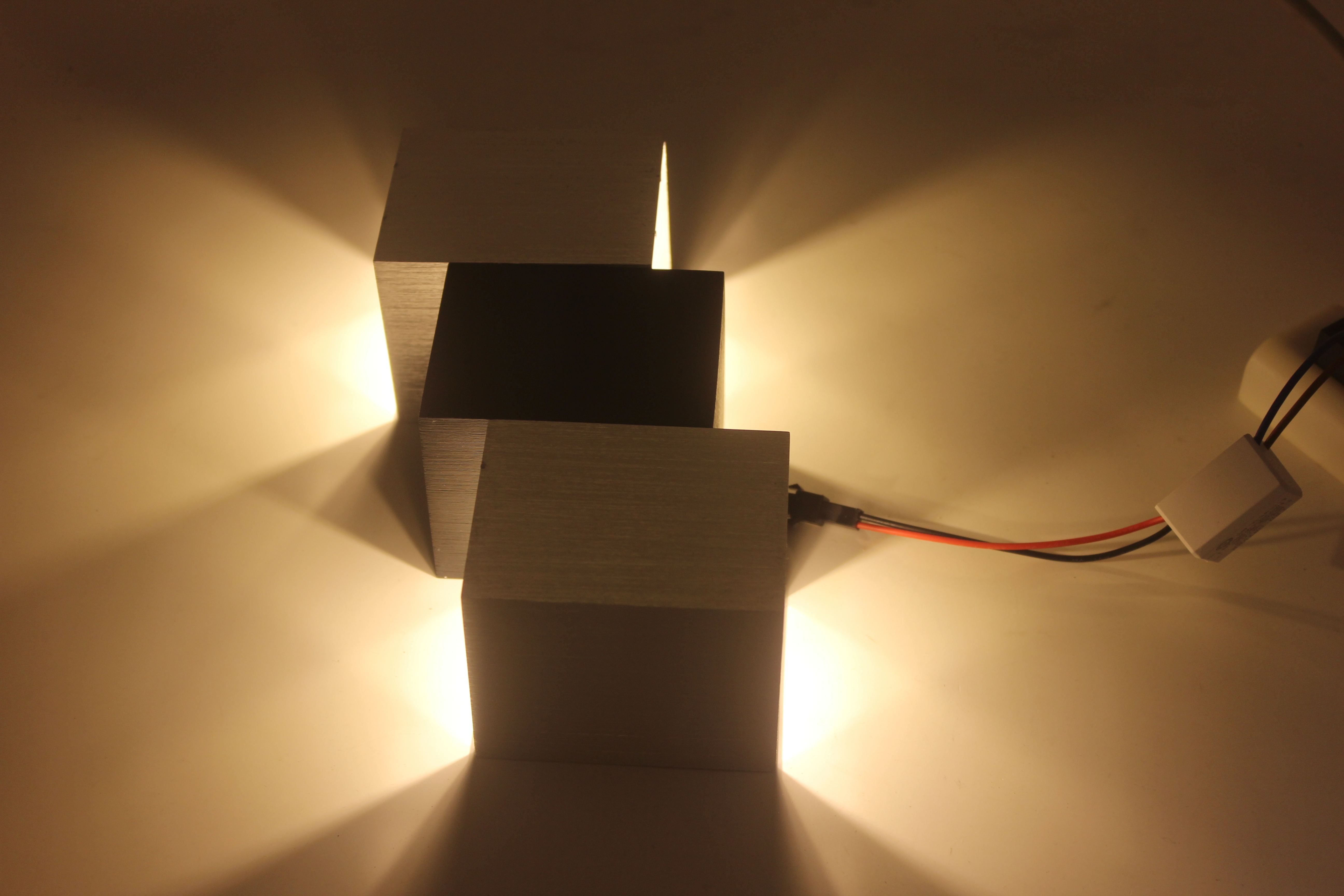 Moderne LED-licht getrapte wandlamp en decoratief binnenlicht