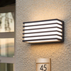 Nieuwe Outdoor tussendoor Moderne LED Wandlampen Lange Acryl Woonkamer Slaapkamer Gang Veranda Zwart Indoor Lamp Verlichting