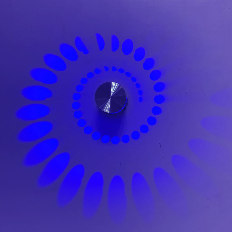 Factory Hot Sales Spiral Hole Led Wall Sconce Light Lamp Rgb met groothandelsprijs