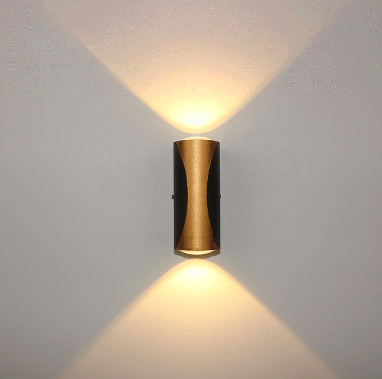 LED Wandlamp Waterdicht IP65 Aluminium Tuin Wandlamp Goud Zwart Wit Licht Indoor Outdoor Wandlamp
