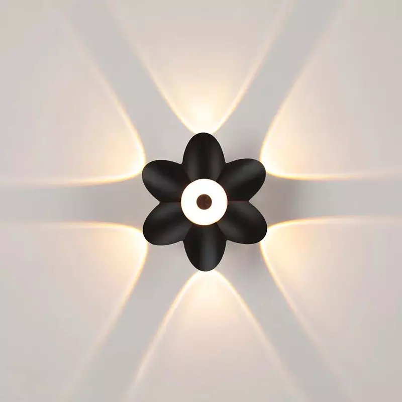 LED Outdoor Wandlamp Up Down Decoratie Spotlight Lotus Villa Gang Balkon Gang Achtergrond Wandlamp