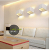 3W Vierkante Wandlamp RGB met Afstandsbediening Wandlamp Witte Wandlamp Zwarte Wandlamp Binnen Decoratie Verlichting Gang Aluminium Wandkandelaar